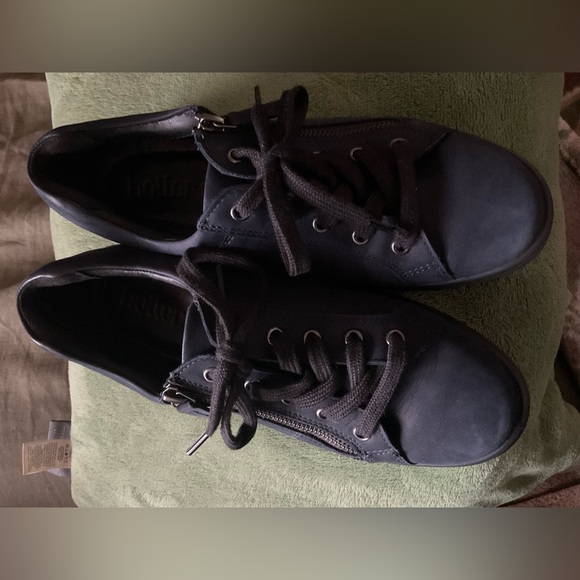 Hotter Black Leather Shoes Never Worn - Picture 2 of 10